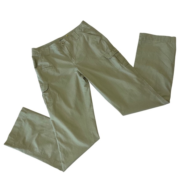 Cabelas Pants - Cabelas‎ Womens Cargo Pants Straight Leg Cotton Tencel Size 4/35